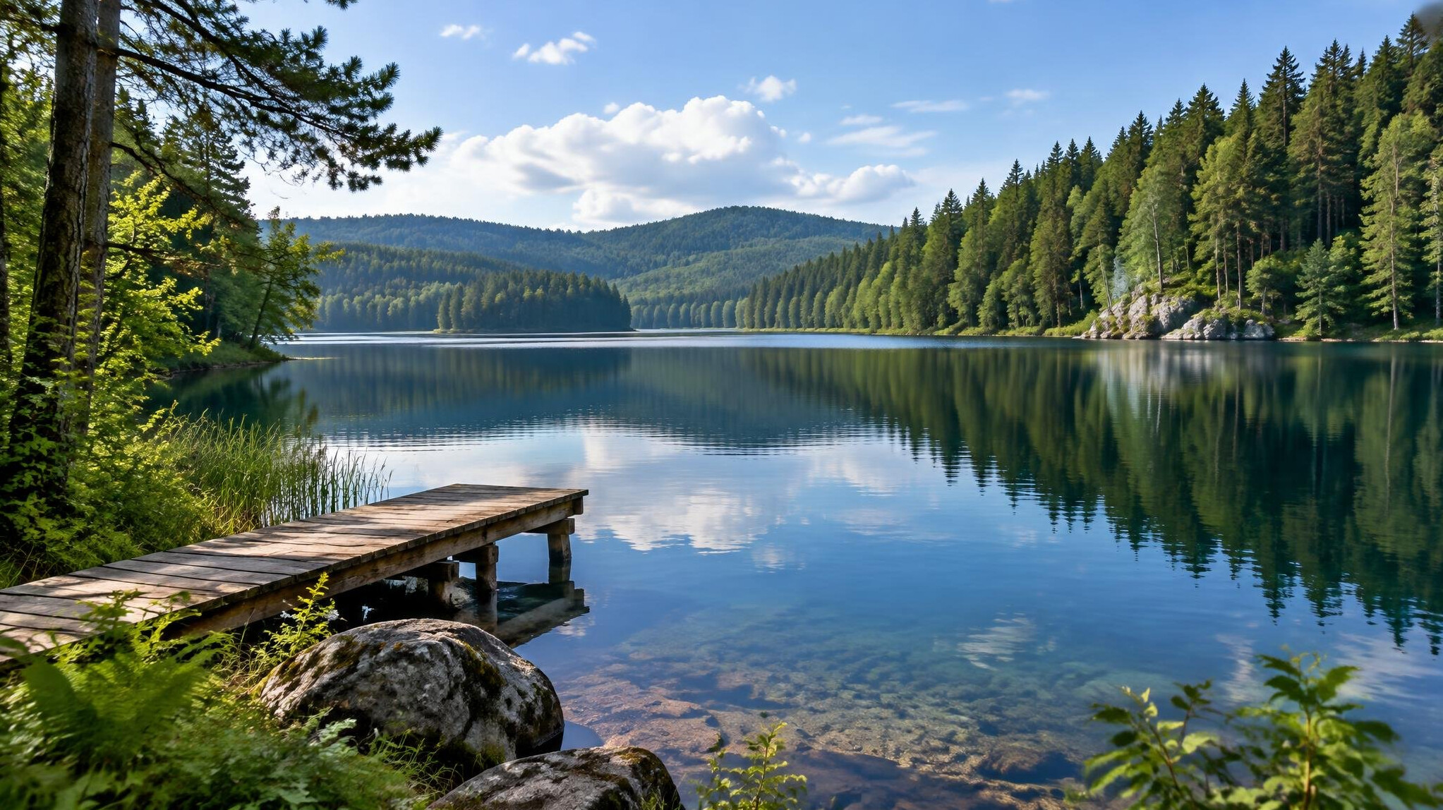 polish lakes landscape