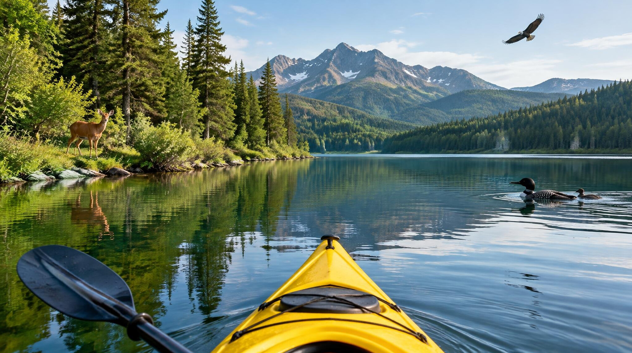 serene lake view