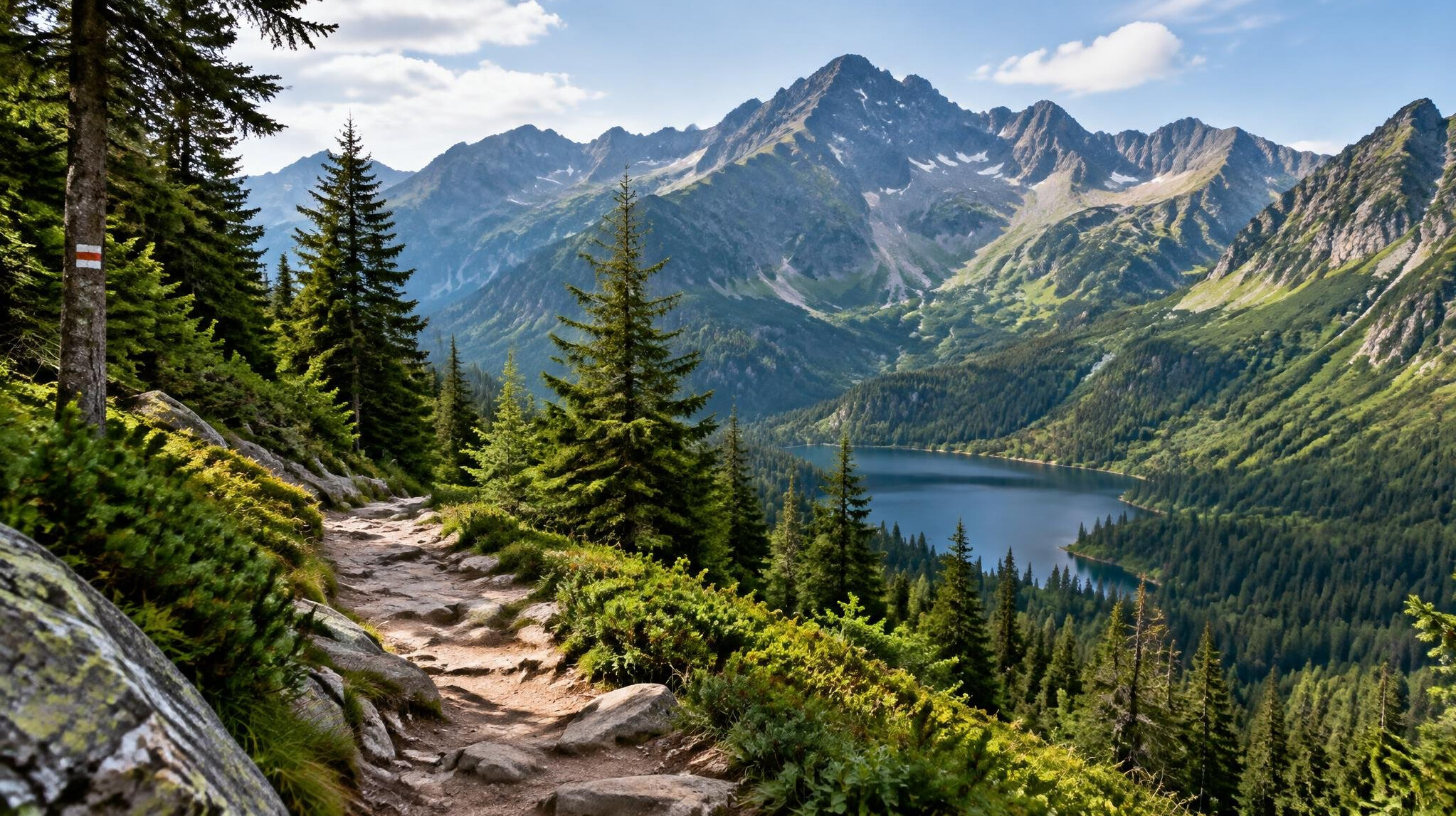 mountain landscape in poland