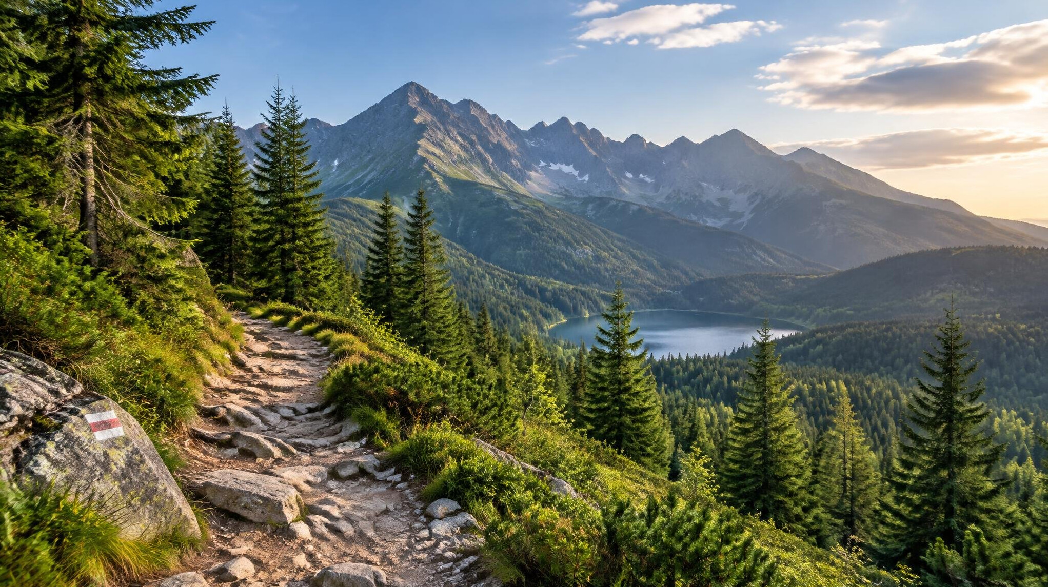mountain landscape in poland