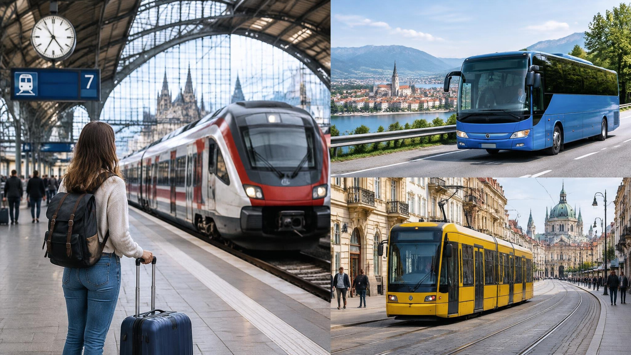 european train station
