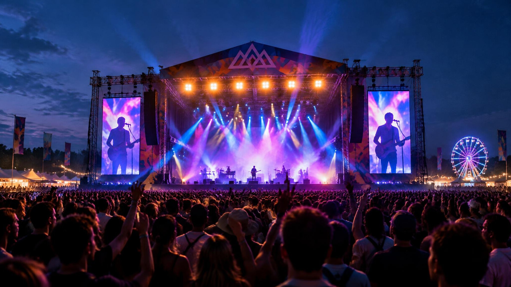 music festival stage